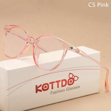 Load image into Gallery viewer, KOTTDO Fashion Transparent Glasses Optical Glasses Frames For Women Cat Eye Glasses Frame Men Eyeglasses Eyewear Frame Oculos