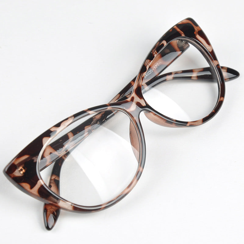 New Cute Lovely Cat Eye Glasses Frame Women Fashion Glasses Female