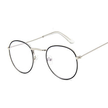 Load image into Gallery viewer, Round Rays Transparent Glasses Frames Men Women Fake Glasses Vintage Optical Myopia Eyeglasses Frames Ladies Retro Eyewear
