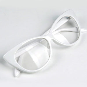 New Cute Lovely Cat Eye Glasses Frame Women Fashion Glasses Female Eyewear Accessories oculos de sol feminino #H1018